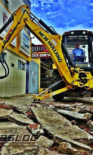 Aluguel de rompedor hidraulico para retroescavadeira Aluguel de rompedor hidraulico para retroescavadeira