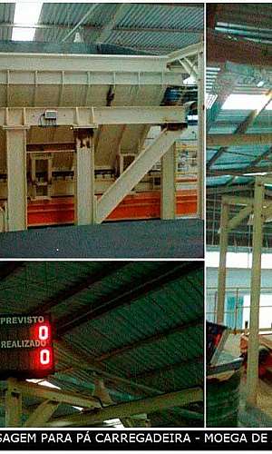 Sistema de pesagem para pá carregadeira Sistema de pesagem para pá carregadeira